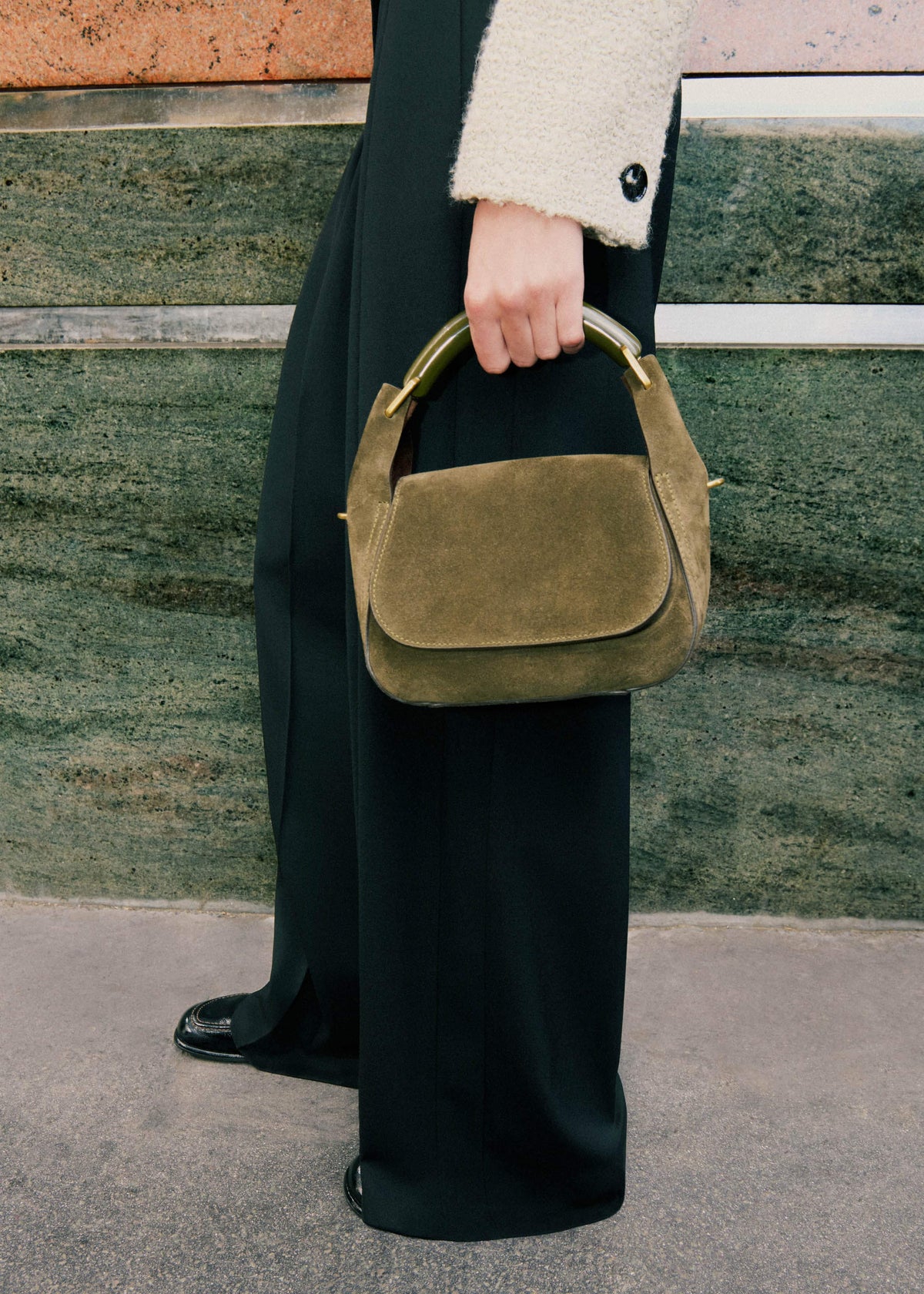 Green Mini Resin Handle Bag | ME+EM Accessories