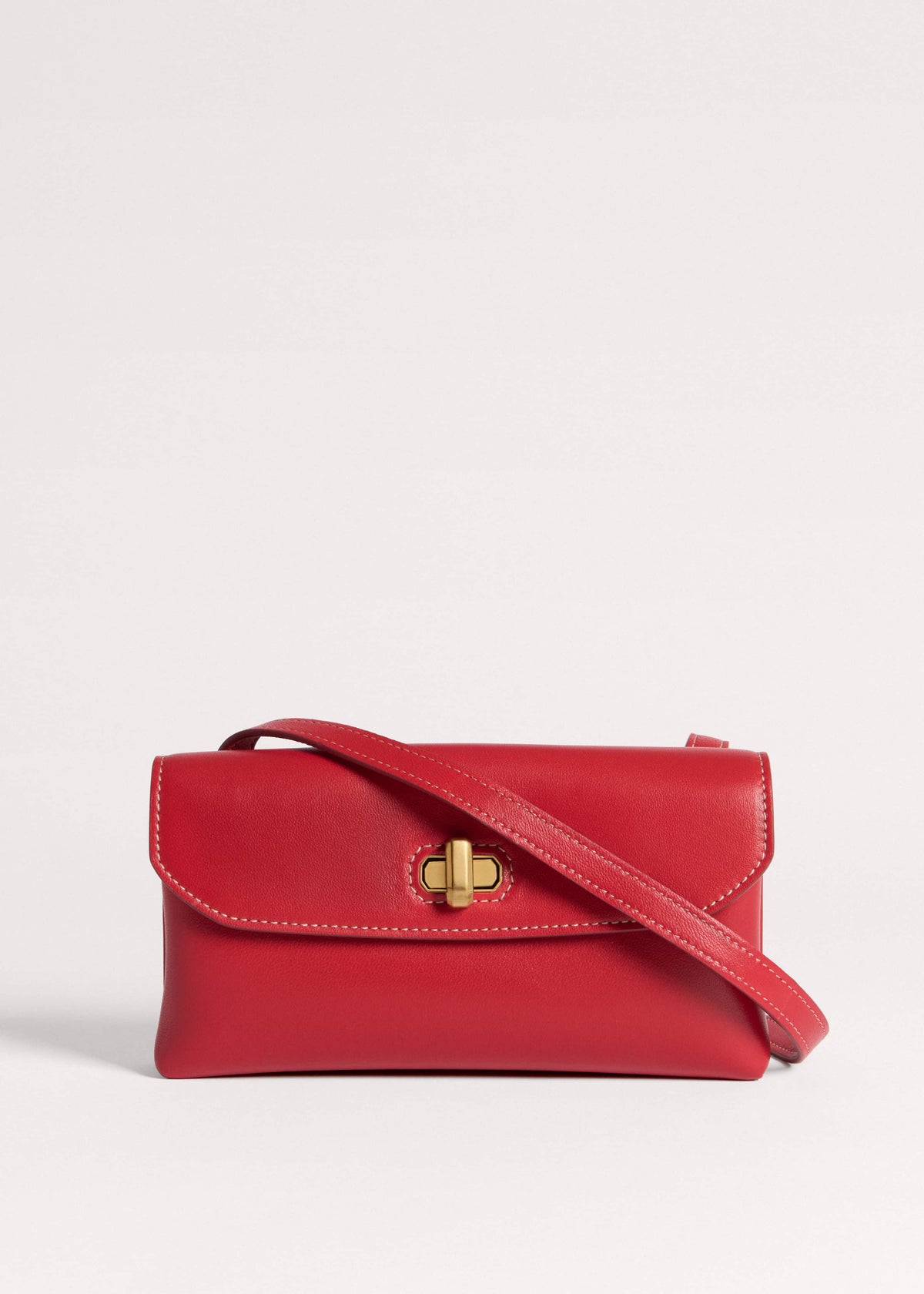 Red Leather Small Pouch | ME+EM Accessories