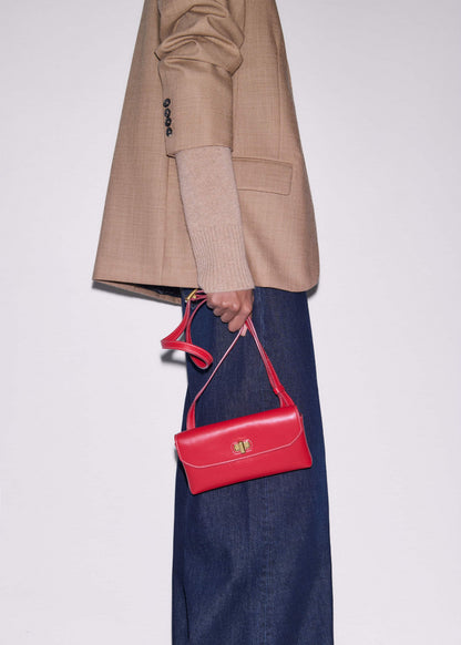 Red Leather Small Pouch | ME+EM Accessories