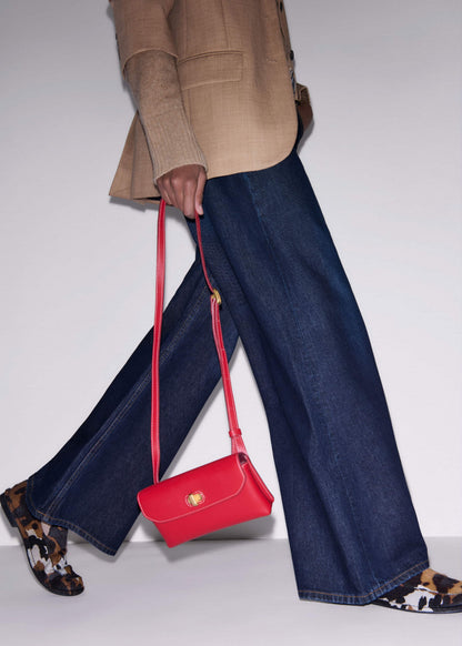 Red Leather Small Pouch | ME+EM Accessories