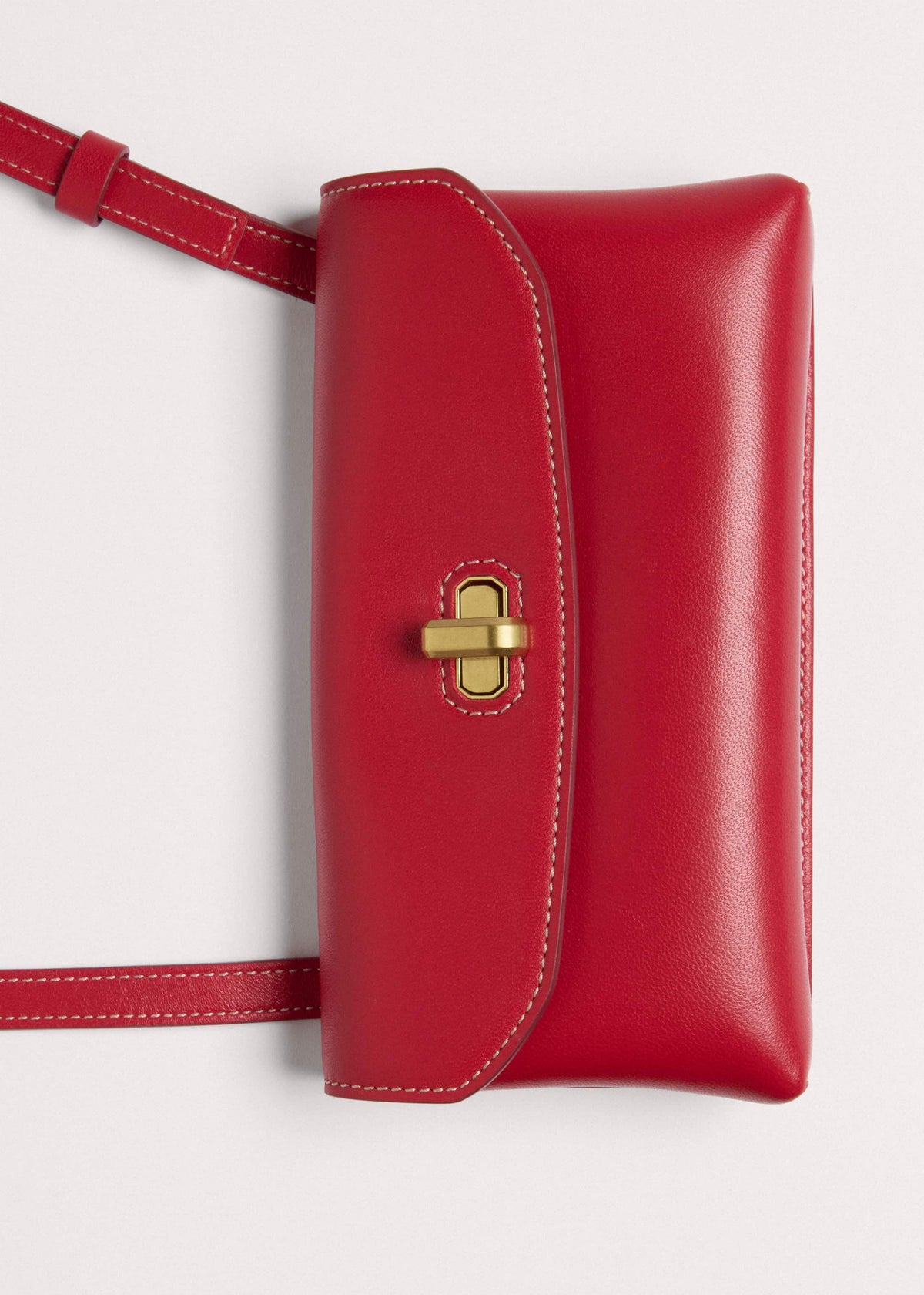Red Leather Small Pouch | ME+EM Accessories