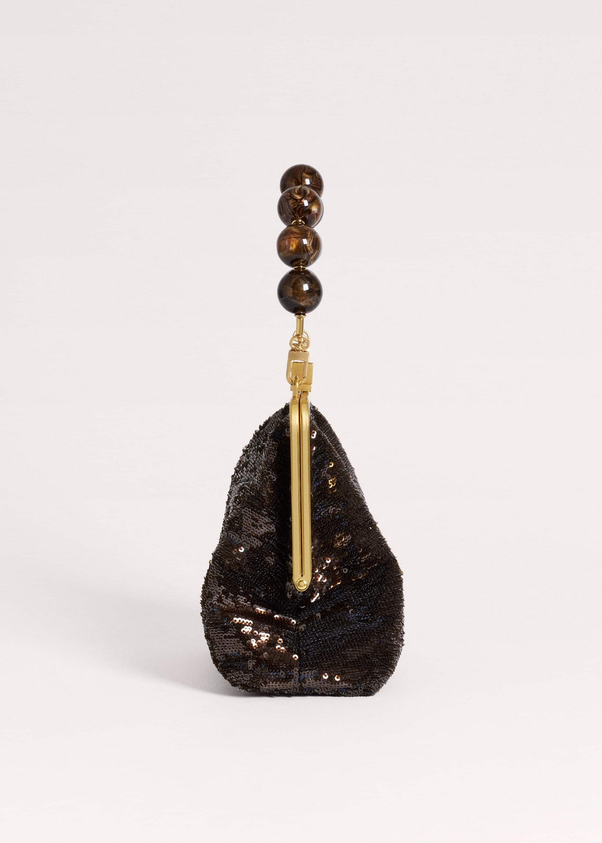 Brown Sequin Evening Bag | ME+EM Accessories