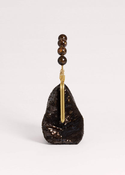 Brown Sequin Evening Bag | ME+EM Accessories