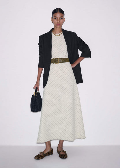 Olive Green Raffia Wide Summer Belt | ME+EM Accessories