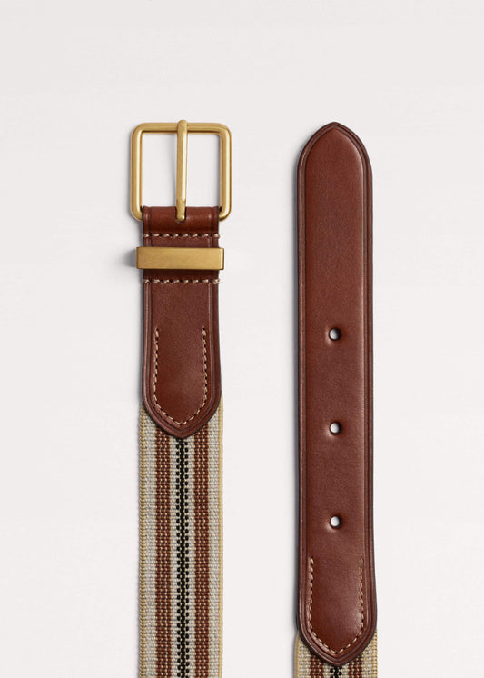 Brown Elastic Stretch Belt | ME+EM Accessories