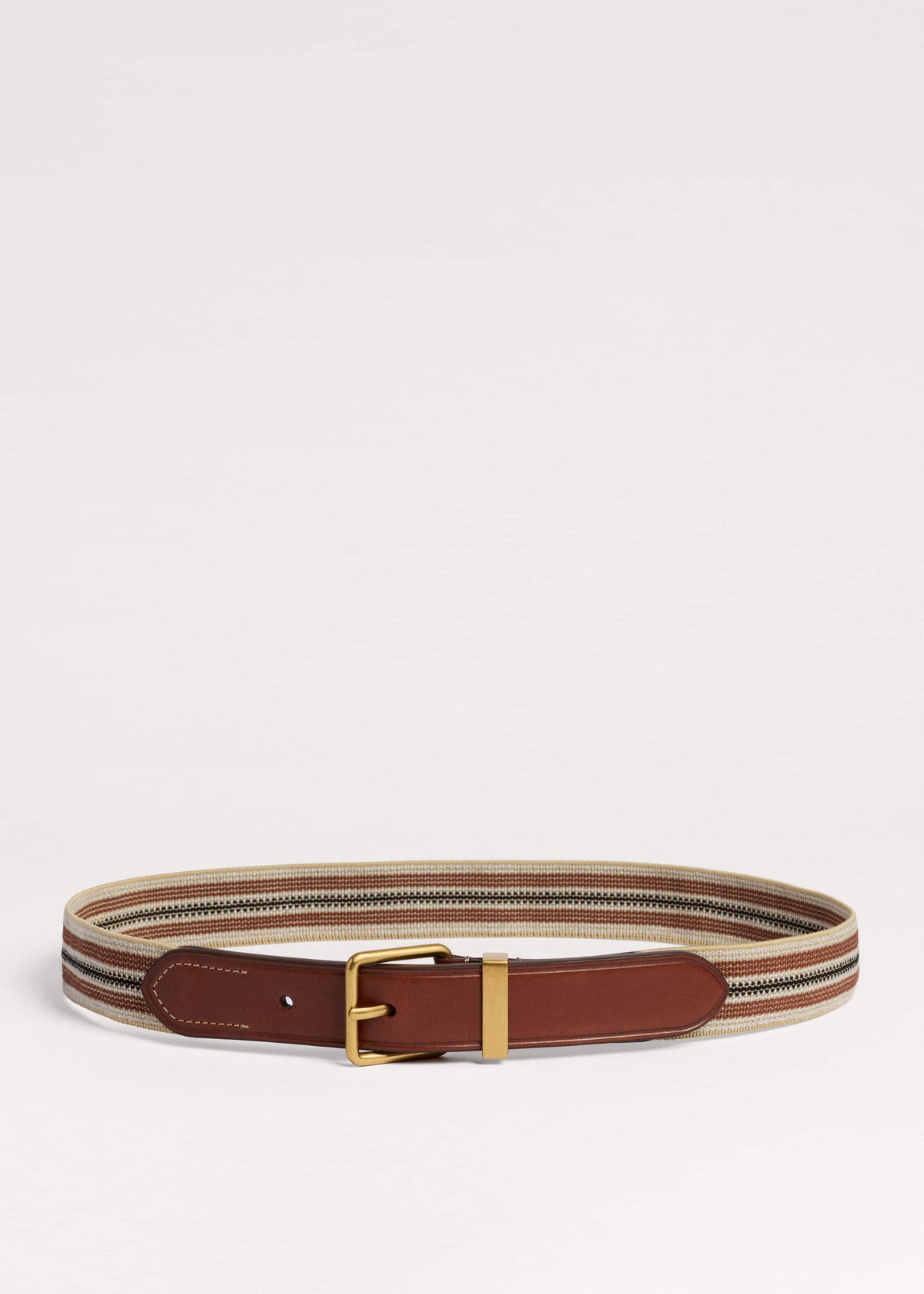Brown Elastic Stretch Belt | ME+EM Accessories