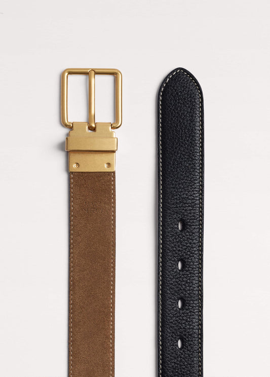 Black + Tan Reversible Belt | ME+EM Accessories