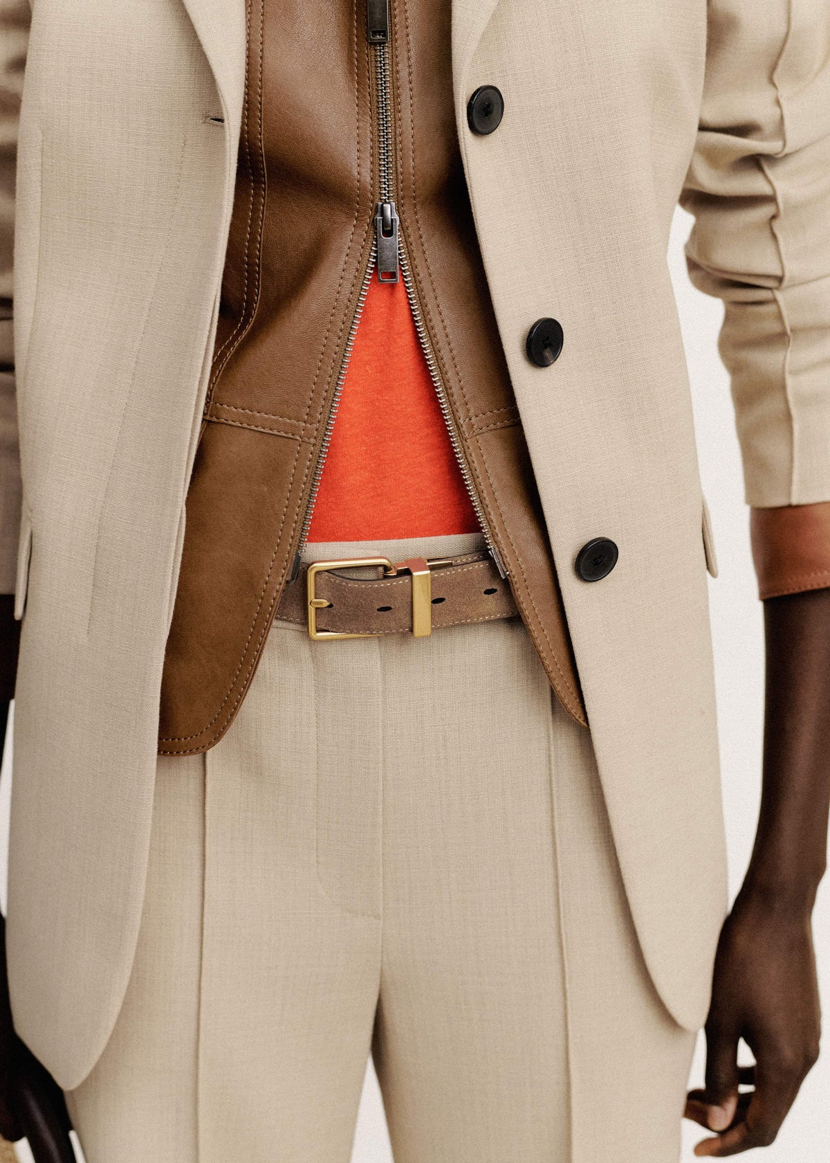 Black + Tan Reversible Belt | ME+EM Accessories