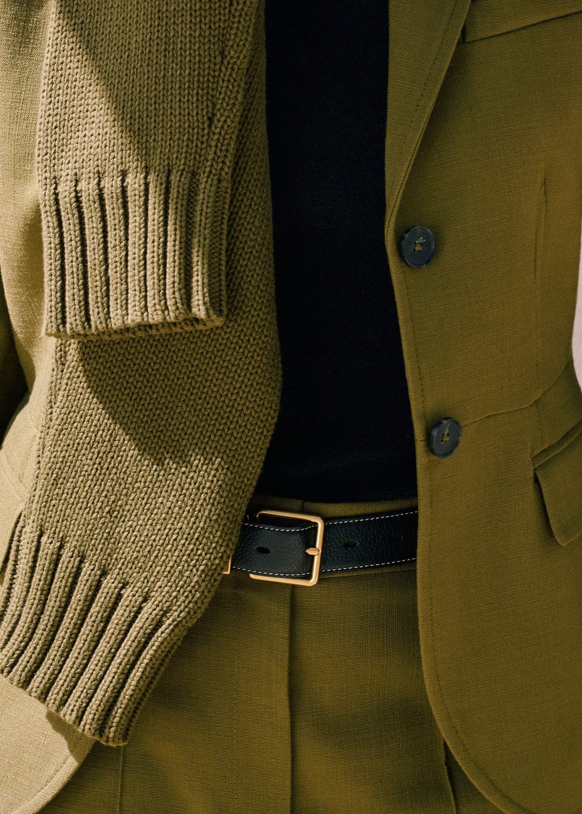 Black + Tan Reversible Belt | ME+EM Accessories