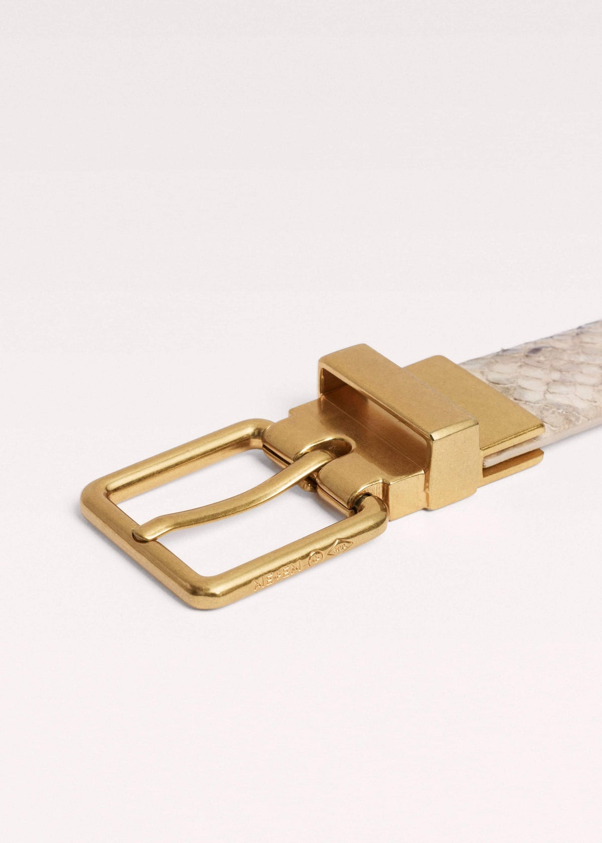 Snake Print Reversible Belt | ME+EM Accessories