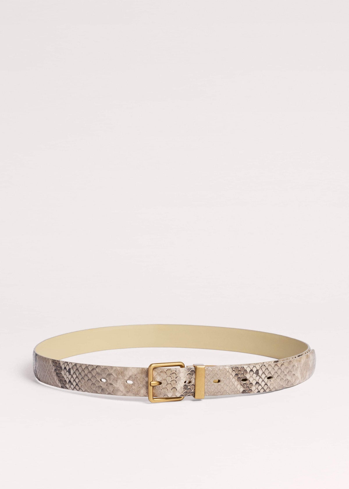 Snake Print Reversible Belt | ME+EM Accessories