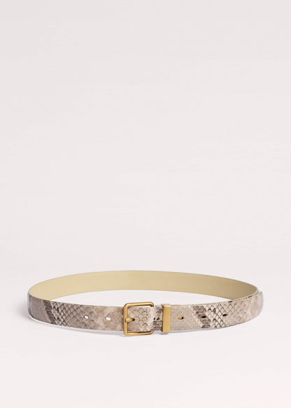 Snake Print Reversible Belt | ME+EM Accessories