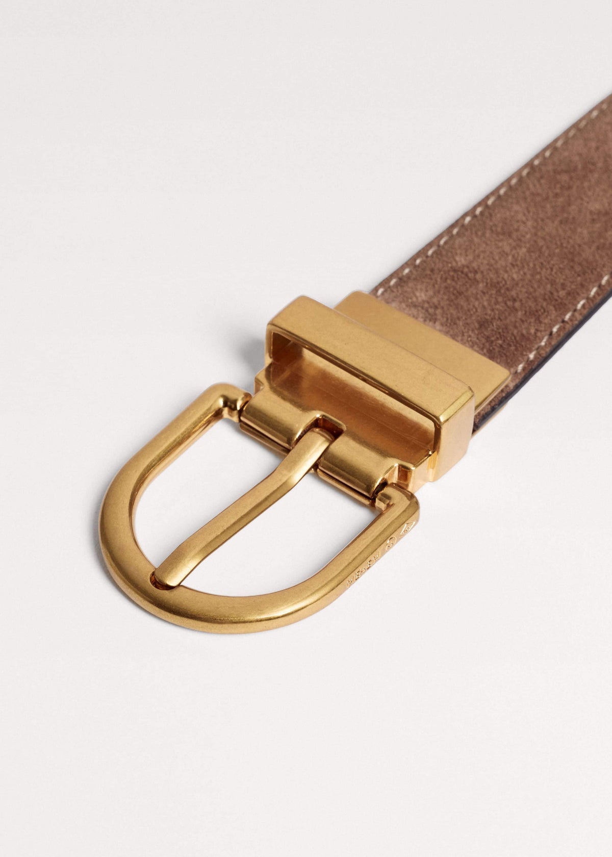Brown Classic Round Reversible Belt | ME+EM Accessories
