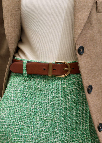 Chocolate + Tan Reversible Belt | ME+EM Accessories