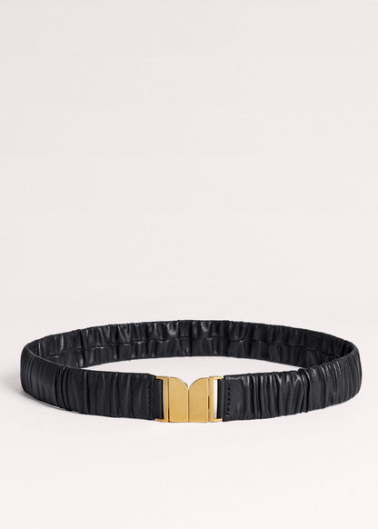 Black Elasticated Belt | ME+EM Accessories