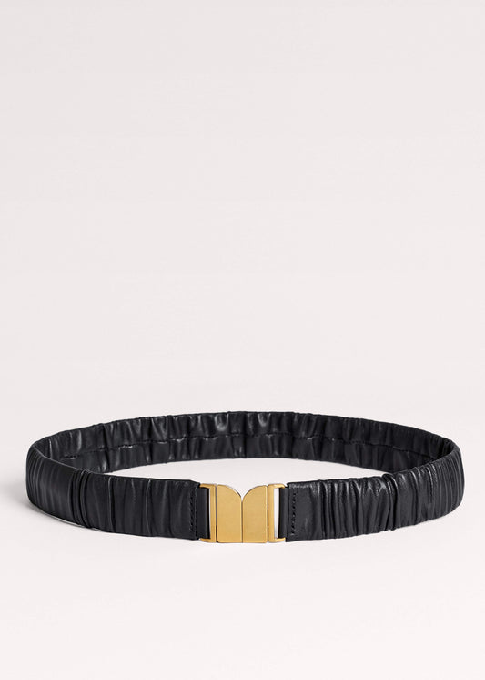 Black Elasticated Belt | ME+EM Accessories