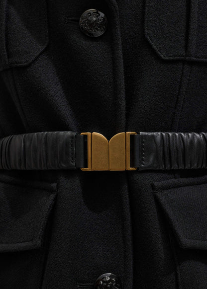 Black Elasticated Belt | ME+EM Accessories