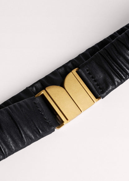 Black Elasticated Belt | ME+EM Accessories