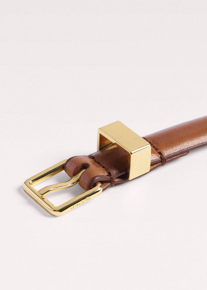 Brown Skinny Belt | ME+EM Accessories