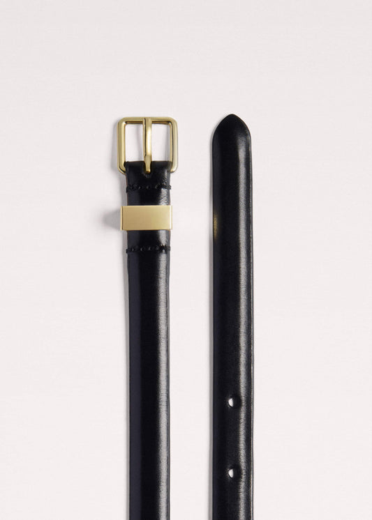 Black Skinny Belt | ME+EM Accessories