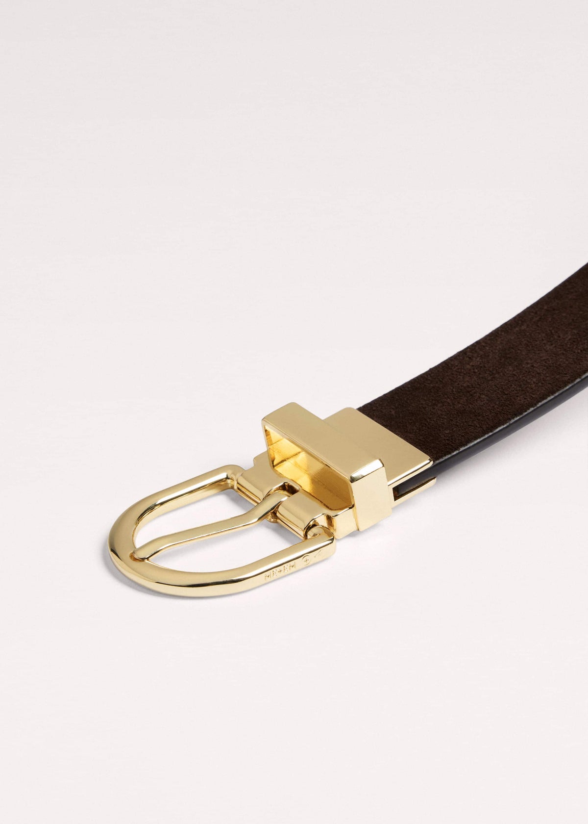 Brown Eyelet Reversible Belt | ME+EM Accessories