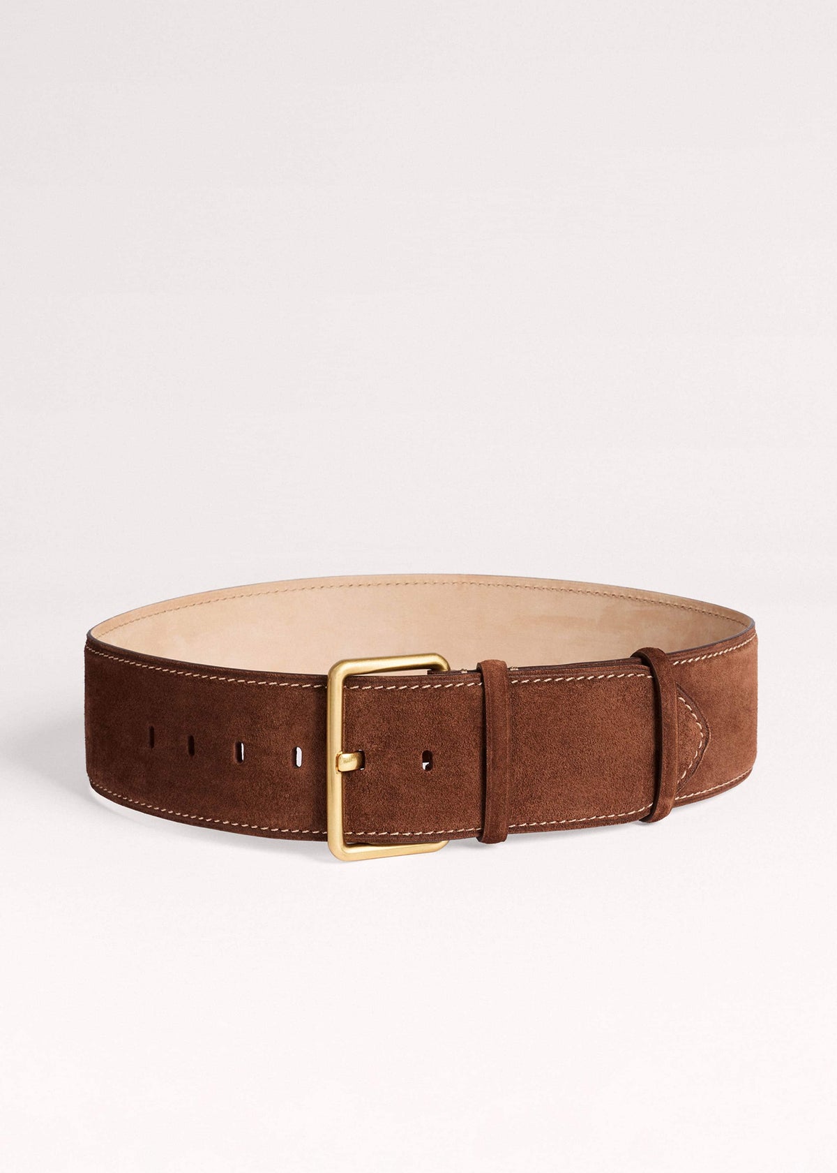 Brown Extra Wide Waisted Belt | ME+EM Accessories