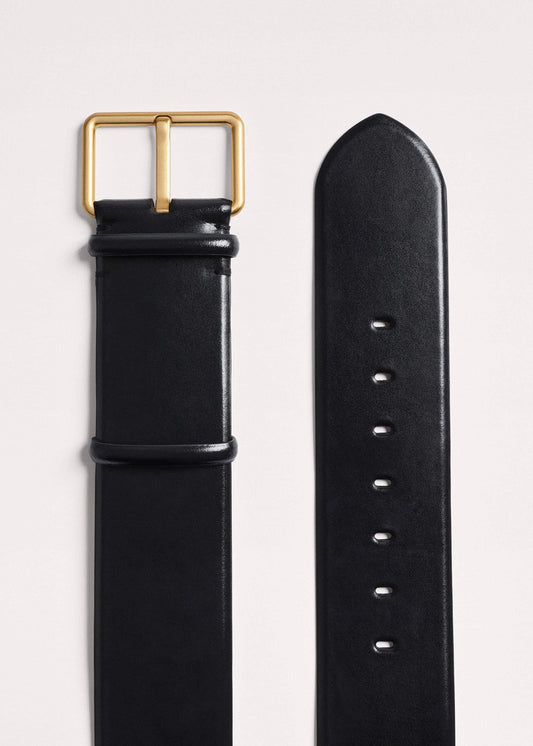 Black Extra Wide Waisted Belt | ME+EM Accessories