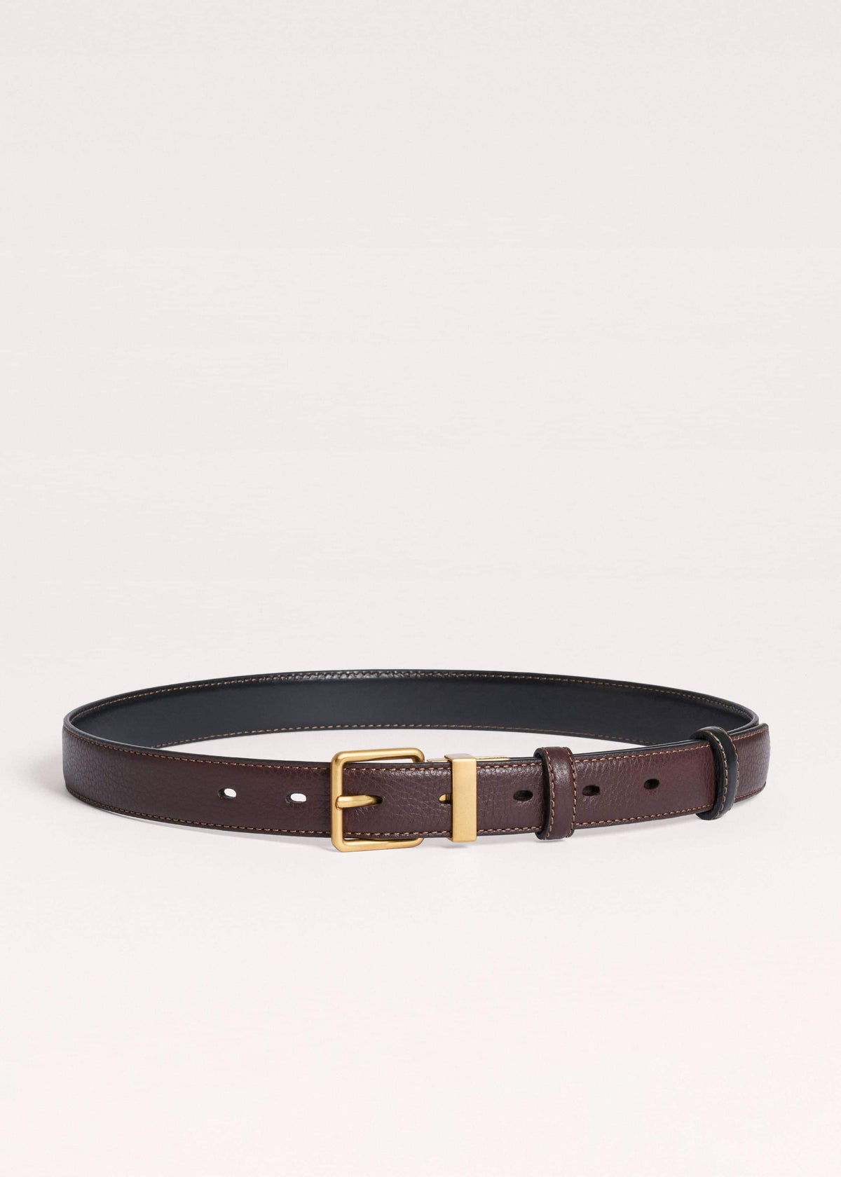 Red Leather Reversible Belt | ME+EM Accessories