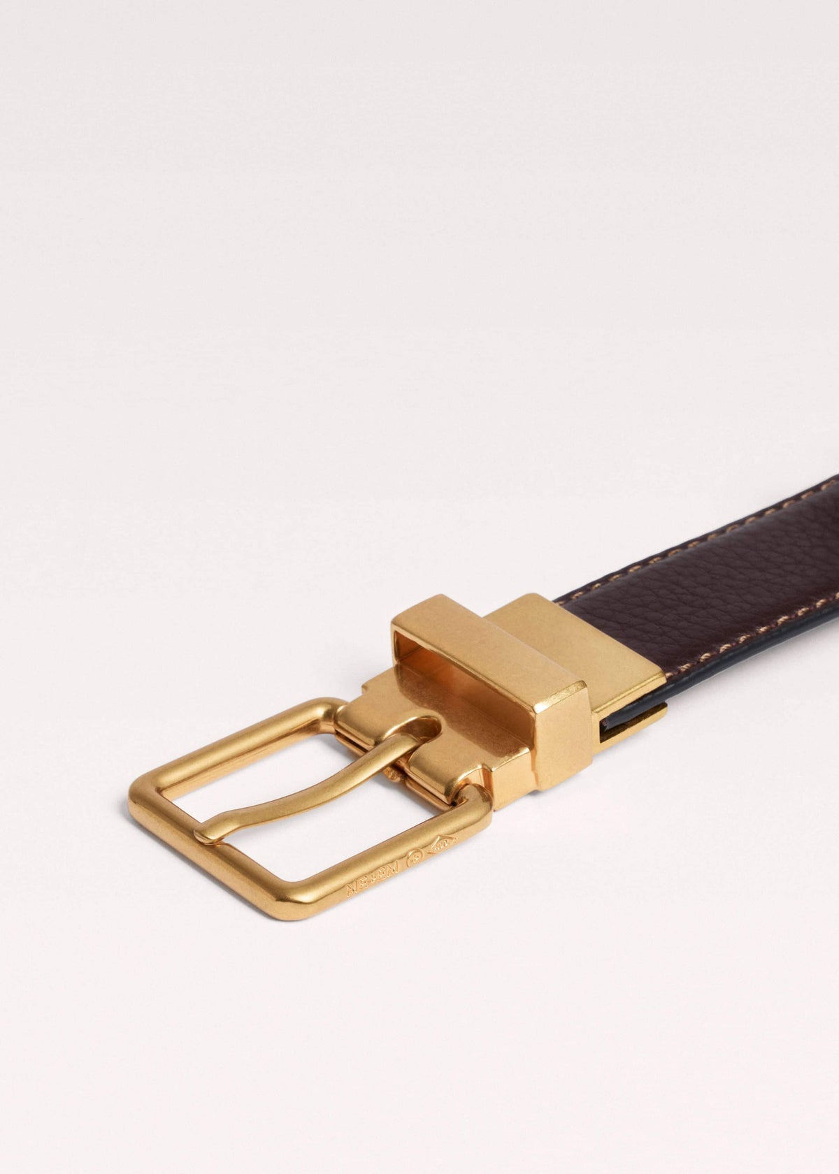 Red Leather Reversible Belt | ME+EM Accessories