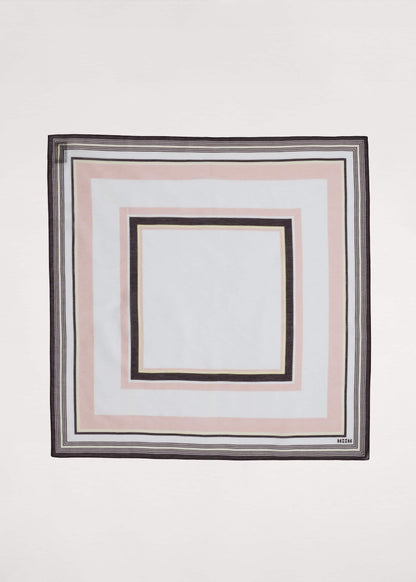 Pink Multi Stripe Border Scarf | ME+EM Accessories