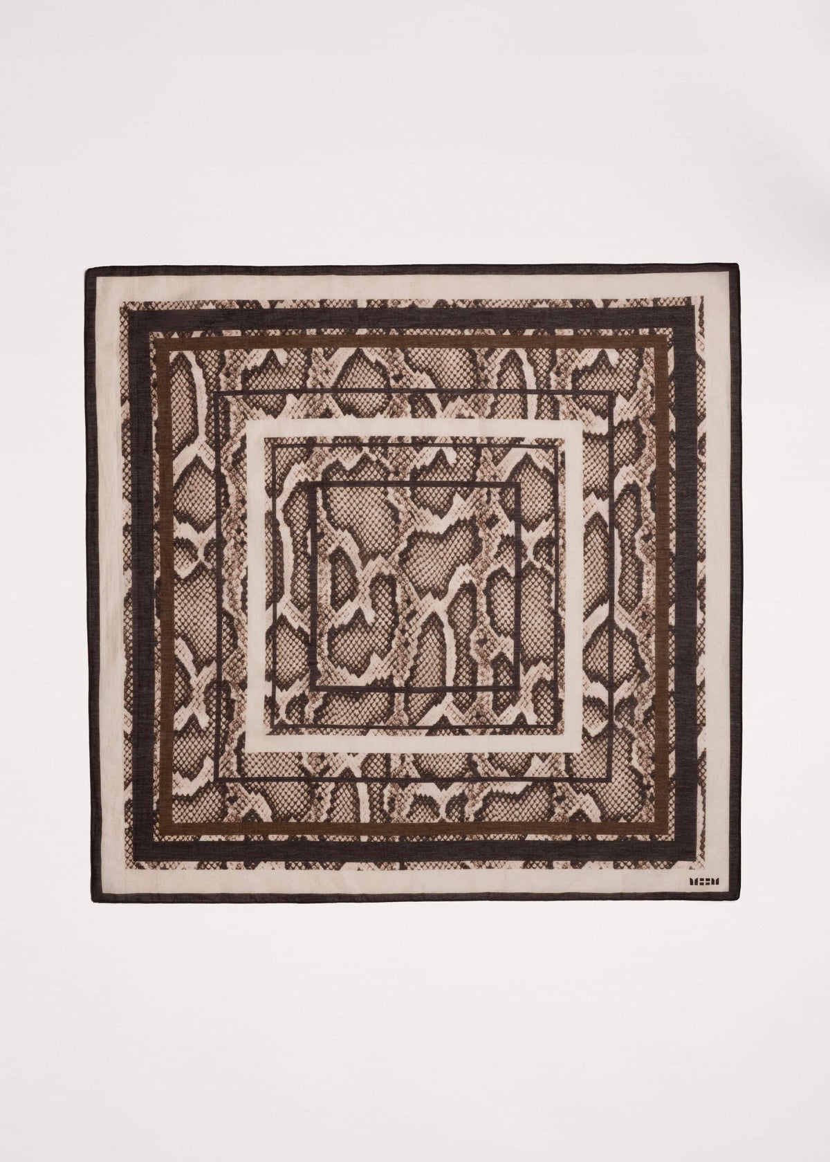 Snake Print Border Scarf | ME+EM Accessories