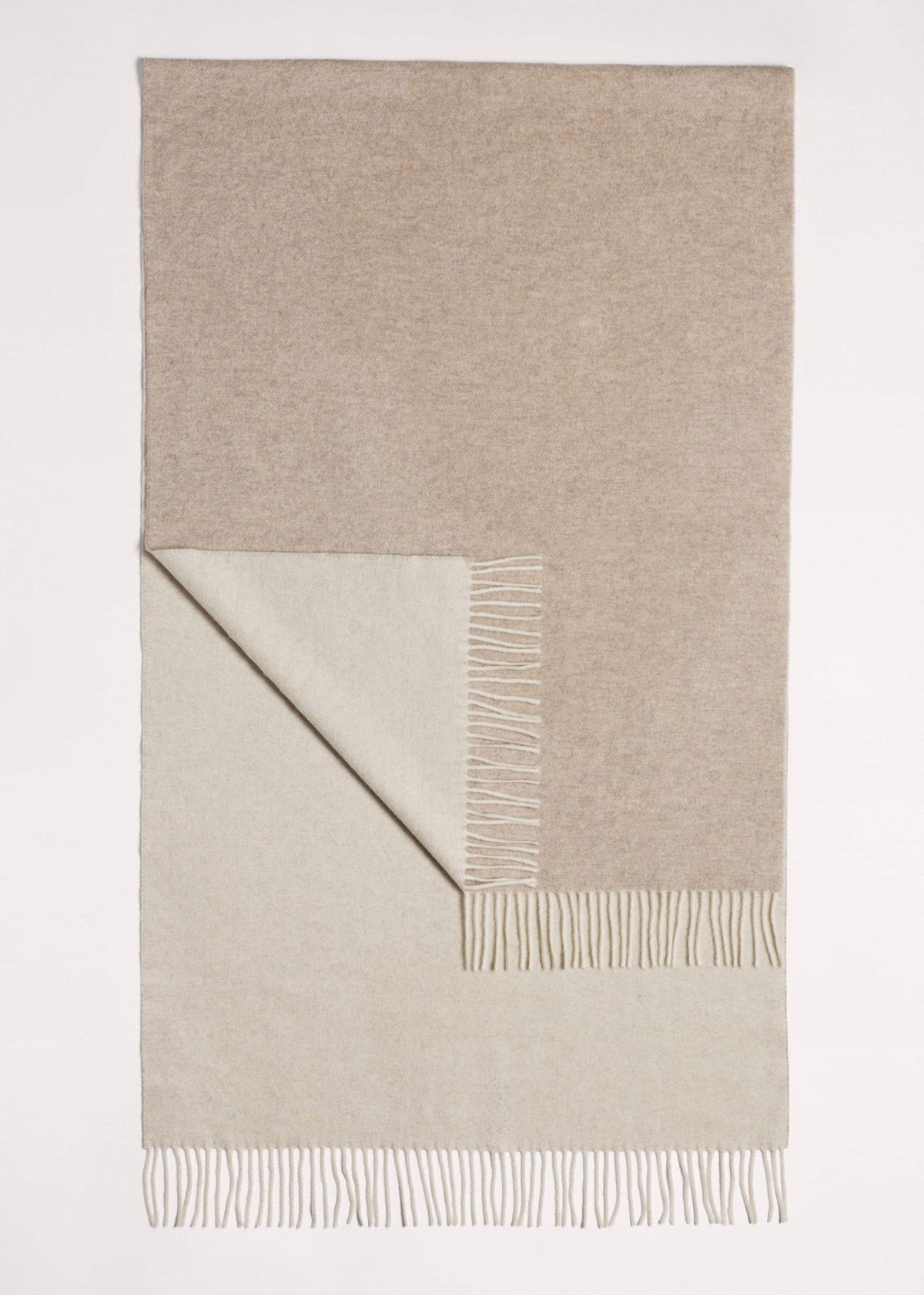 Cream Cashmere Blend Travel Scarf | ME+EM Accessories
