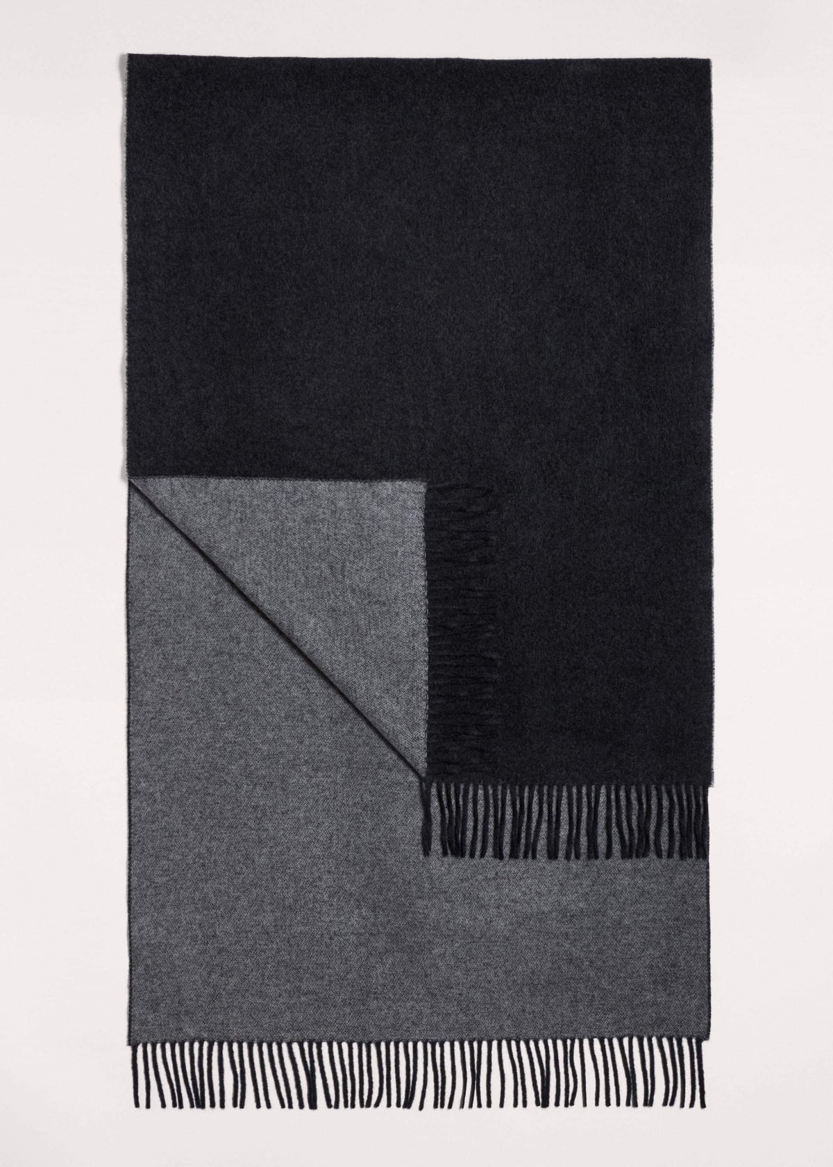 Gray Cashmere Blend Travel Scarf | ME+EM Accessories