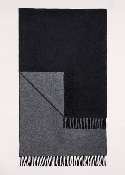 Gray Cashmere Blend Travel Scarf | ME+EM Accessories