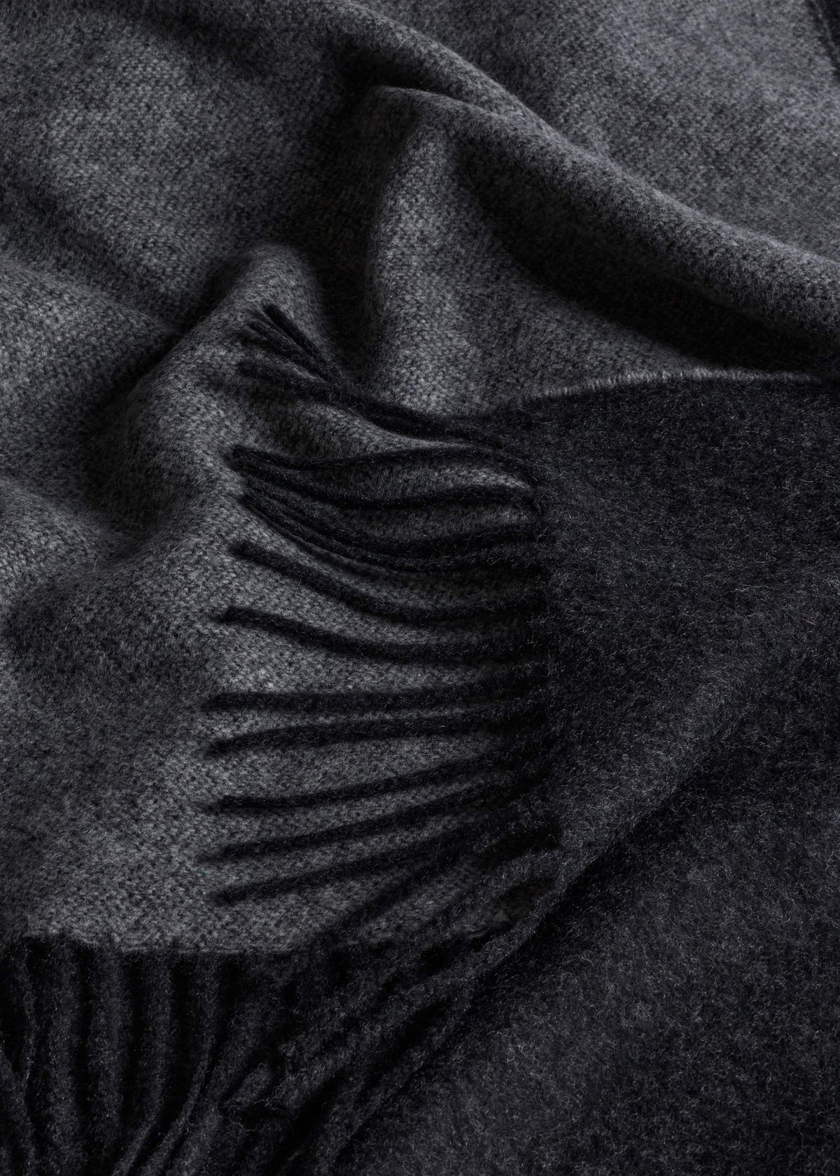 Gray Cashmere Blend Travel Scarf | ME+EM Accessories