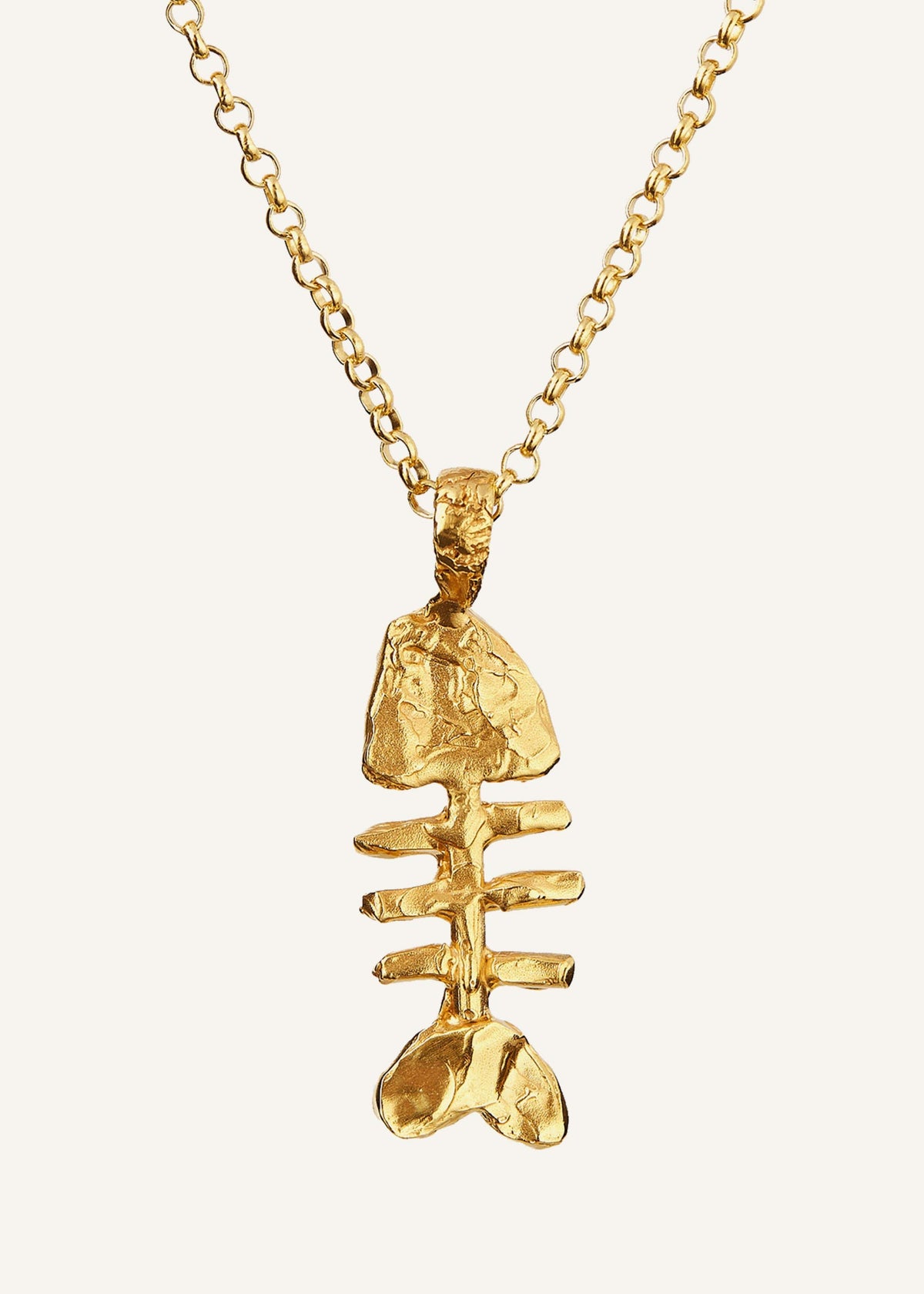 Gold Silhouette Of Summer Necklace | ME+EM Accessories