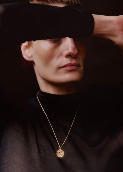 Gold Aquarius Necklace | ME+EM Accessories