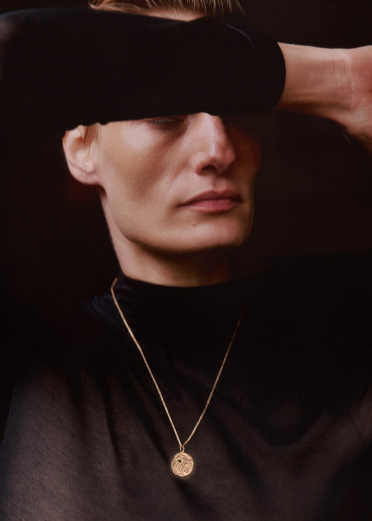 Gold Aquarius Necklace | ME+EM Accessories