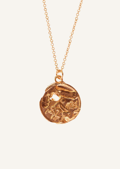 Gold Aquarius Necklace | ME+EM Accessories