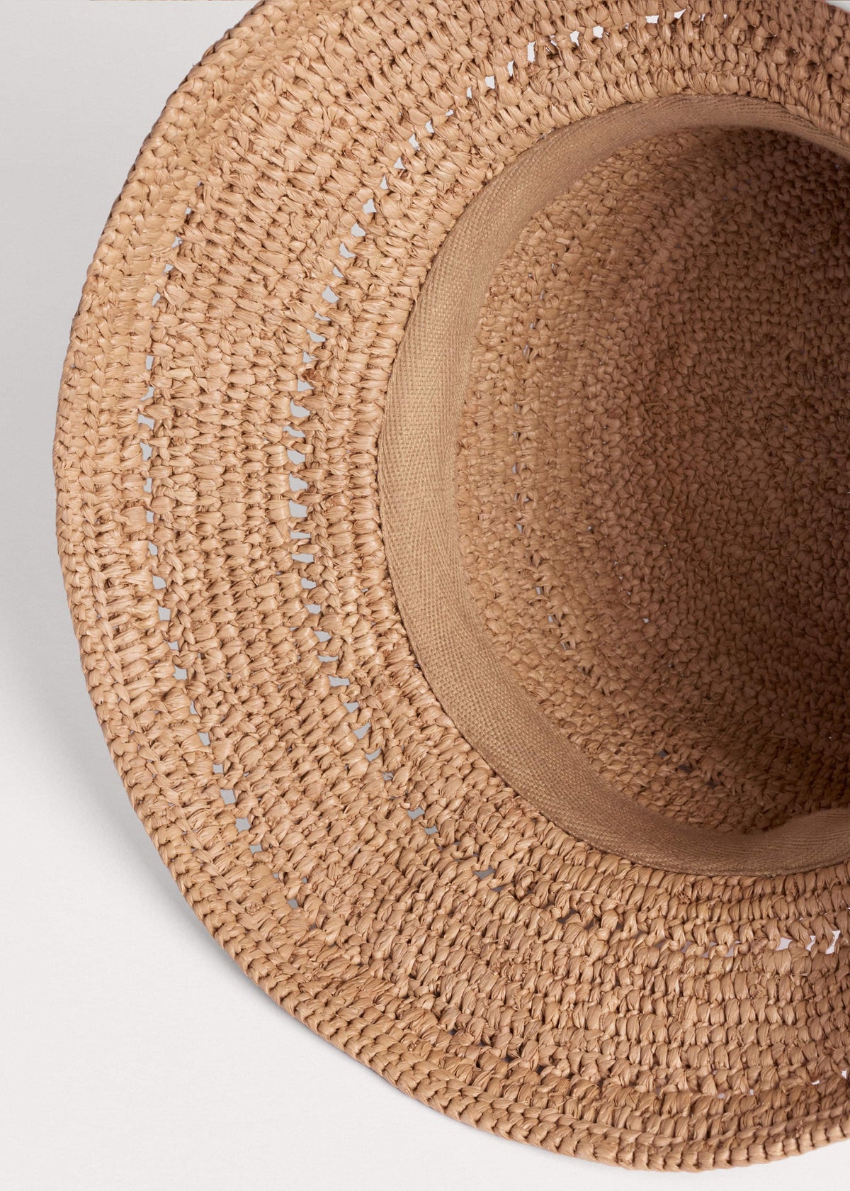 Brown Summer Raffia Bucket Hat | ME+EM Accessories