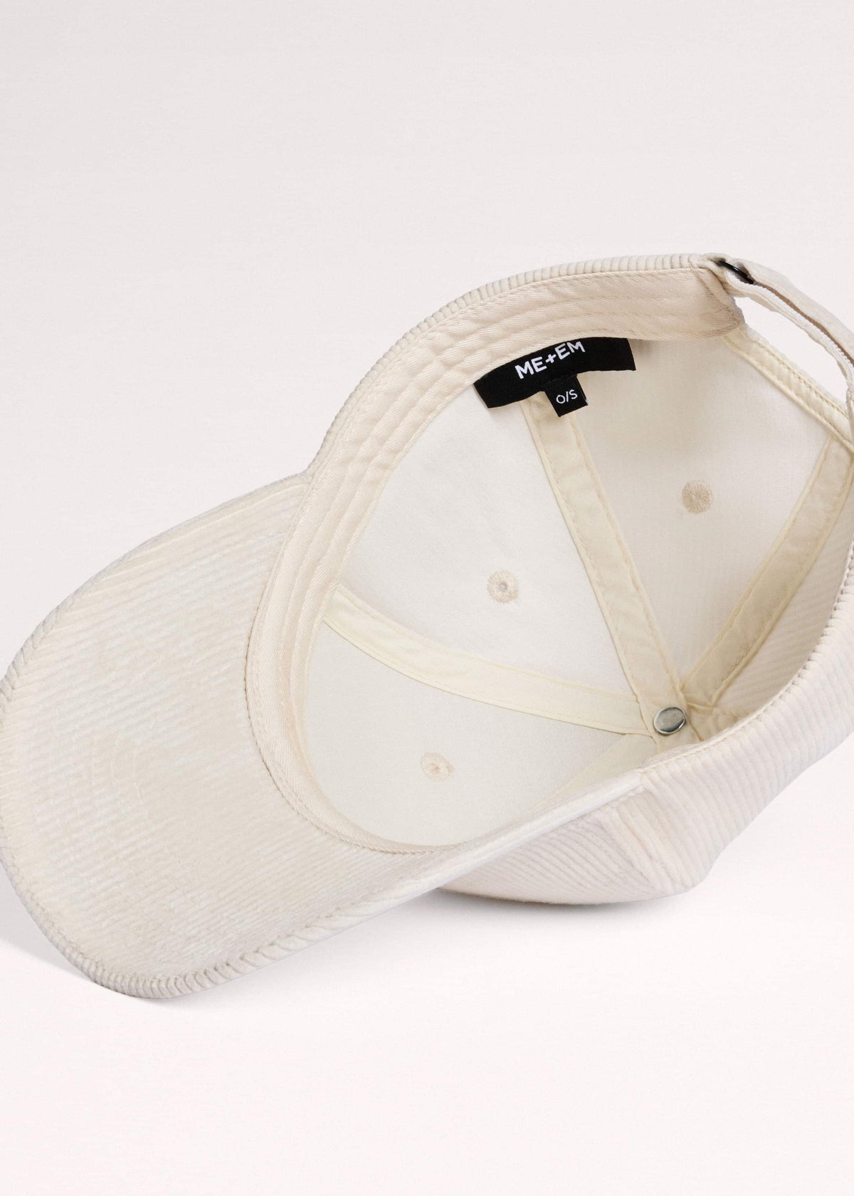 Cream Baseball Cap | ME+EM Accessories